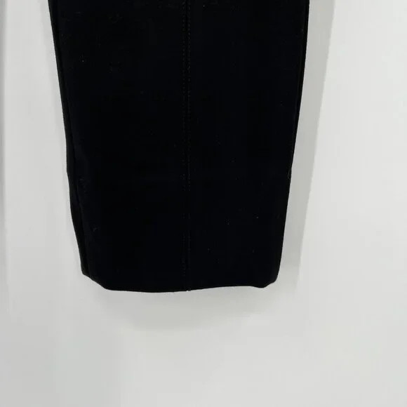 Quince Black Ponte Pants - Pintuck Ankle - M - Medium - NWT - Picture 5 of 7